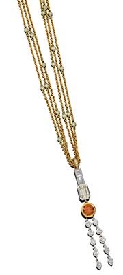 A diamond pendant, total weight c. 3.90 ct - Klenoty