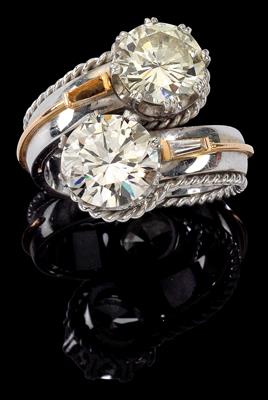 A diamond ring, total weight c. 6.70 ct - Jewellery