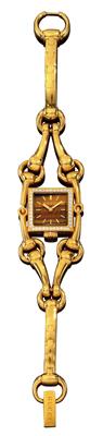 A Gucci Signoria Horsebit lady’s wrist watch with brilliants total weight c. 0.36 ct - Klenoty