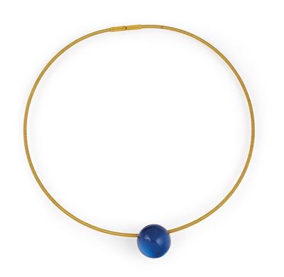 Friedrich Becker necklace - Friedrich Becker - gold, stainless steel, kinetics