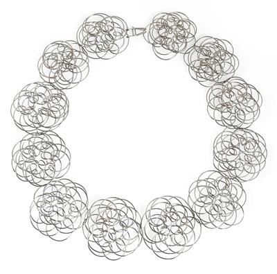 Friedrich Becker necklace - Friedrich Becker - gold, stainless steel, kinetics