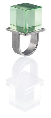 Friedrich Becker ring - Friedrich Becker - gold, stainless steel, kinetics