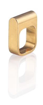 Friedrich Becker ring - Friedrich Becker - gold, stainless steel, kinetics