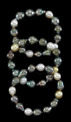 3 South Sea cultured pearl bracelets - Gioielli