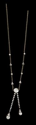 An old-cut diamond necklace, total weight c. 5.60 ct - Jewellery