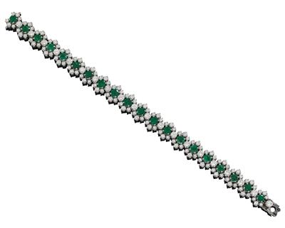 Brillant Smaragdarmband - Juwelen