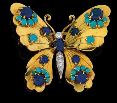 A Bulgari brooch in the shape of a butterfly - Gioielli