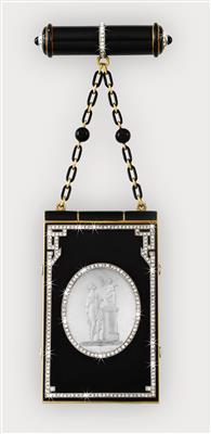 A Cartier Art Deco ‘Venus and Cupid’ diamond nécessaire - Jewellery