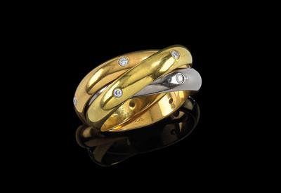 A Cartier ‘Trinity’ brilliant ring total weight c. 0.20 ct - Gioielli
