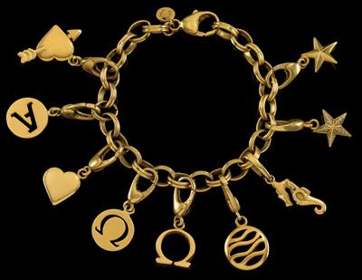 An Omega charm bracelet - Gioielli