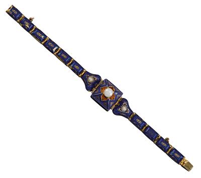 An Oriental and demi-pearl bracelet - Gioielli