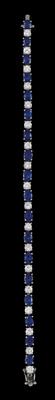 A brilliant and sapphire bracelet - Jewellery