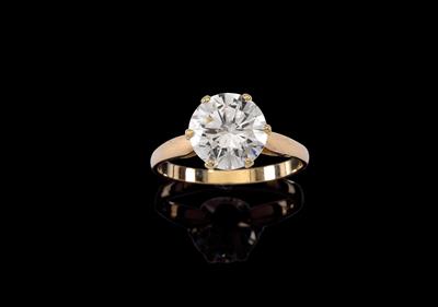 A brilliant solitaire c. 3.20 ct - Gioielli