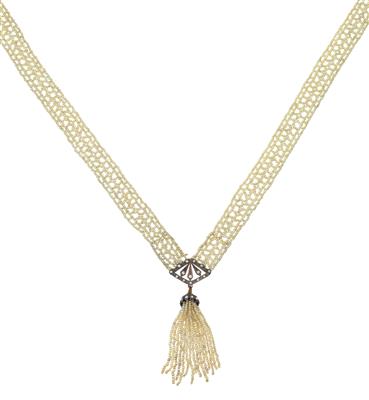 A seed pearl sautoir - Jewellery
