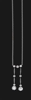 An old-cut diamond necklace total weight c. 1.60 ct - Klenoty