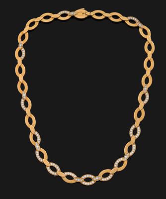 A brilliant necklace by Cartier total weight c. 2 ct - Jewellery