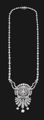 A transformable diamond necklace, total weight c. 25.20 ct - Jewellery