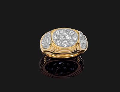A brilliant ring by Van Cleef & Arpels total weight c. 2.70 ct - Klenoty