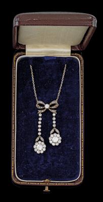 Altschliffdiamant Collier zus. ca. 1,70 ct - Juwelen