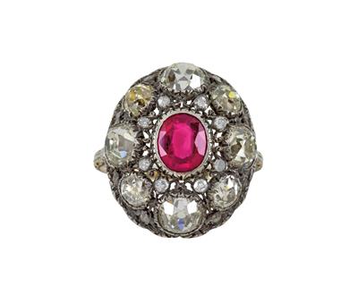 A diamond ring by Buccellati, total weight c. 2.60 ct, from an old European aristocratic collection - Klenoty