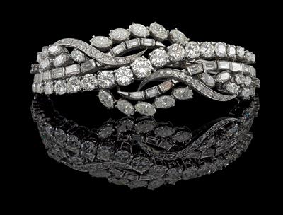 A diamond bracelet total weight c. 16 ct - Klenoty