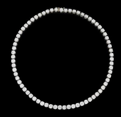 A brilliant necklace by Lefèvre total weight c. 27 ct - Gioielli