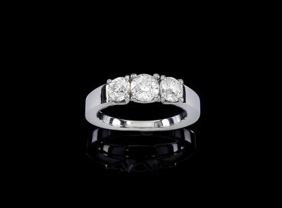 Wempe Altschliffdiamant Ring zus. ca. 1,30 ct - Juwelen