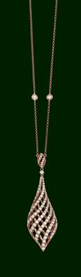 A brilliant necklace, total weight c. 1.50 ct - Jewellery