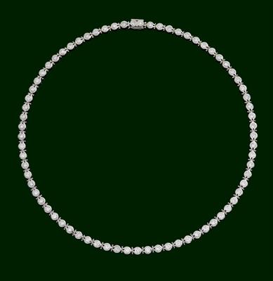 A brilliant necklace, total weight c. 8.50 ct - Gioielli