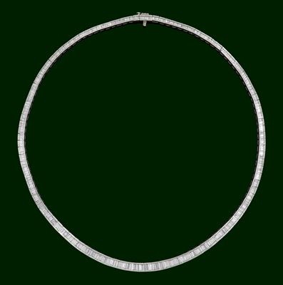 A diamond necklace total weight c. 10.65 ct - Gioielli