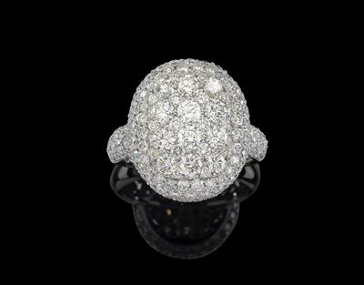 A brilliant ring total weight c. 4.50 ct - Jewellery