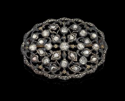 A Buccellati diamond brooch, total weight c. 1.20 ct - Gioielli