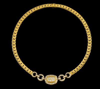 A brilliant necklace by Cartier total weight c. 3.40 ct - Jewellery