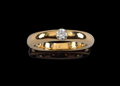 A brilliant solitaire by Cartier c. 0.25 ct - Klenoty