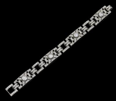 A diamond bracelet total weight c. 9.10 ct - Gioielli