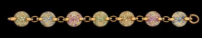 A brilliant and sapphire “Sabbia” bracelet by Pomellato - Jewellery