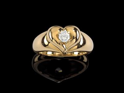 A brilliant ring by Van Cleef & Arpels c. 0.20 ct - Jewellery