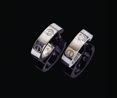 A pair of ‘Love’ brilliant earrings by Cartier - Gioielli