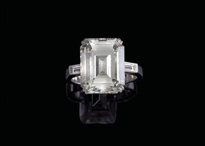 A diamond ring total weight c. 7.50 ct - Klenoty
