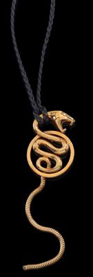 A pendant by Boucheron in the shape of a snake - Jewellery
