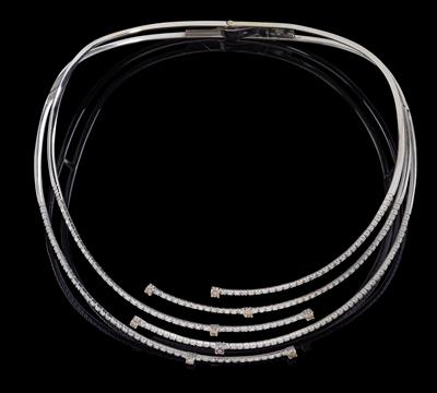 A brilliant choker total weight c. 3.50 ct - Klenoty