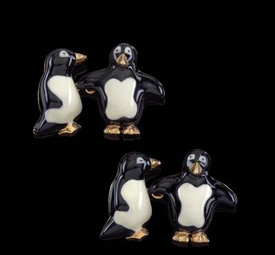 Manschettenknöpfe Pinguin - Juwelen