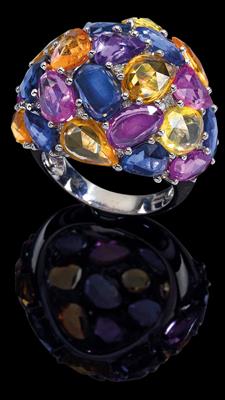 A brilliant and sapphire ring - Klenoty