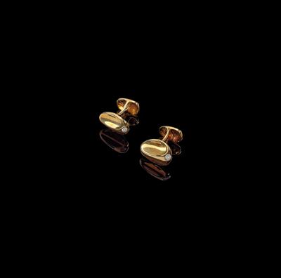 A pair of brilliant cufflinks - Klenoty