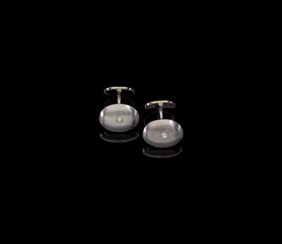 A pair of brilliant cufflinks total weight c. 0.15 ct - Gioielli