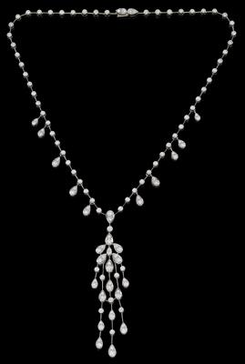 A brilliant necklace by Cartier total weight c. 6.80 ct - Klenoty