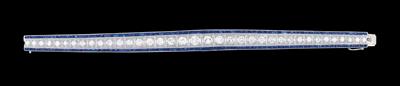 An old-cut brilliant and sapphire bracelet - Jewellery