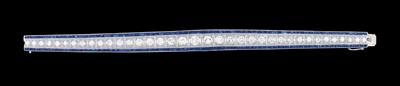 An old-cut brilliant and sapphire bracelet - Gioielli