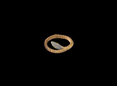 A diamond snake bracelet - Gioielli