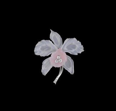 An orchid brooch - Klenoty